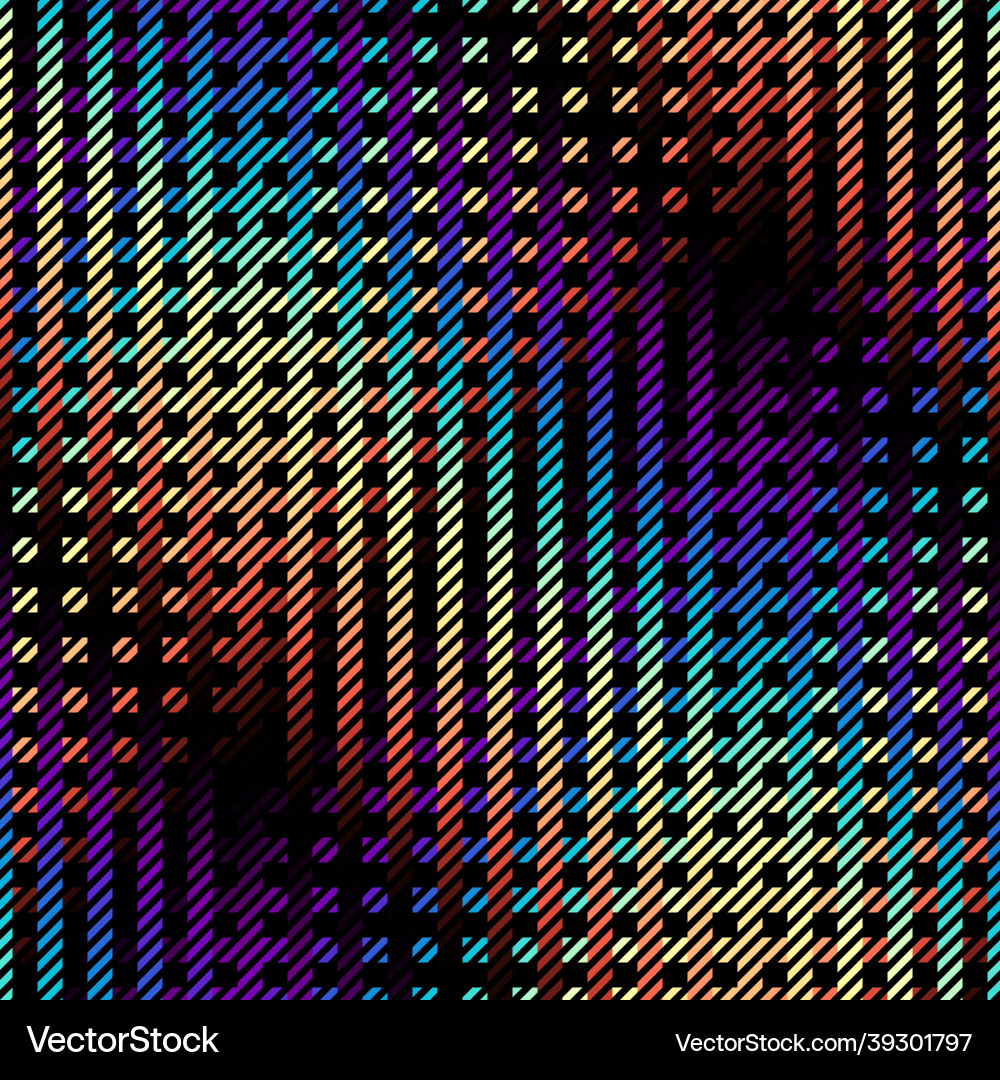 Geometric abstract pattern in low poly style Vector Image
