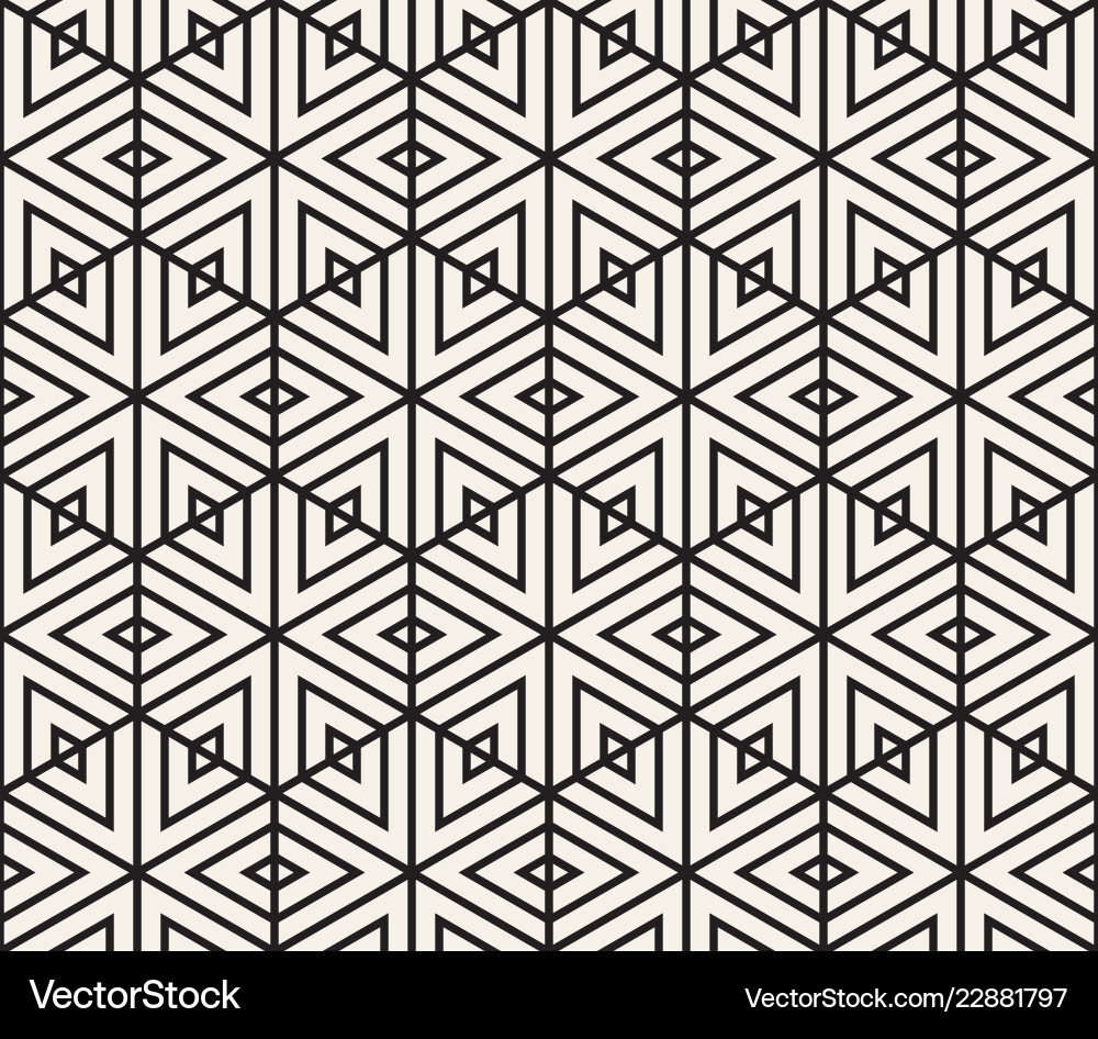 Geometric Triangle Pattern vector image