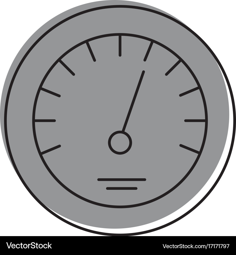 Timer icon scale indicator fast growth speed Vector Image