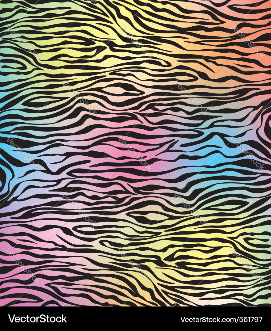 Zebra Pattern Texture vector image