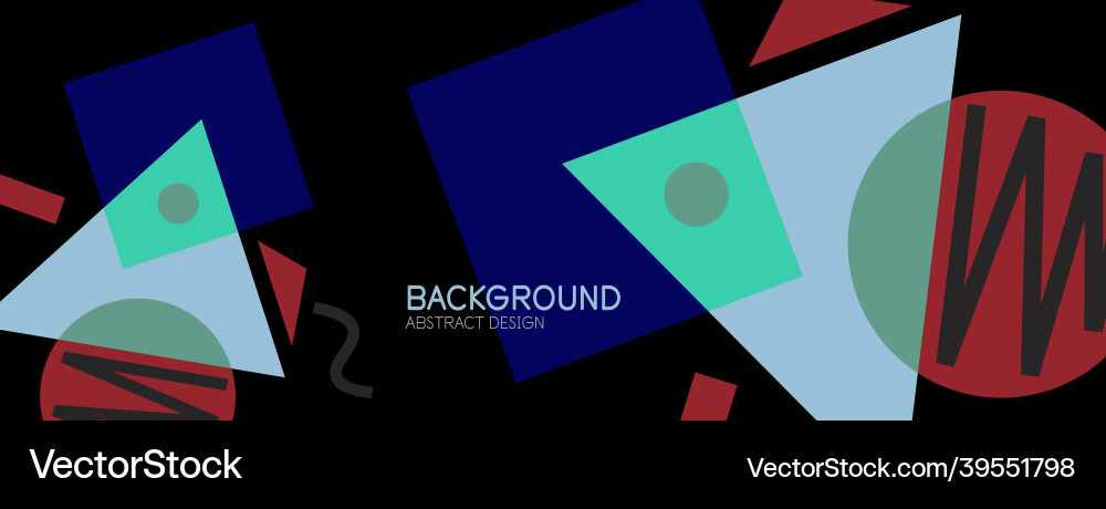 Abstract background blocks lines triangles Abstract background blocks lines triangles vector image