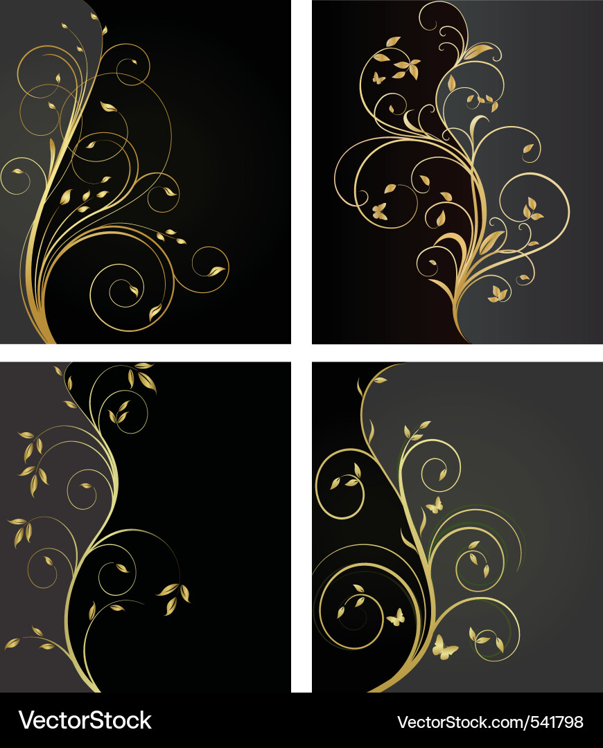 Abstract background set vector image