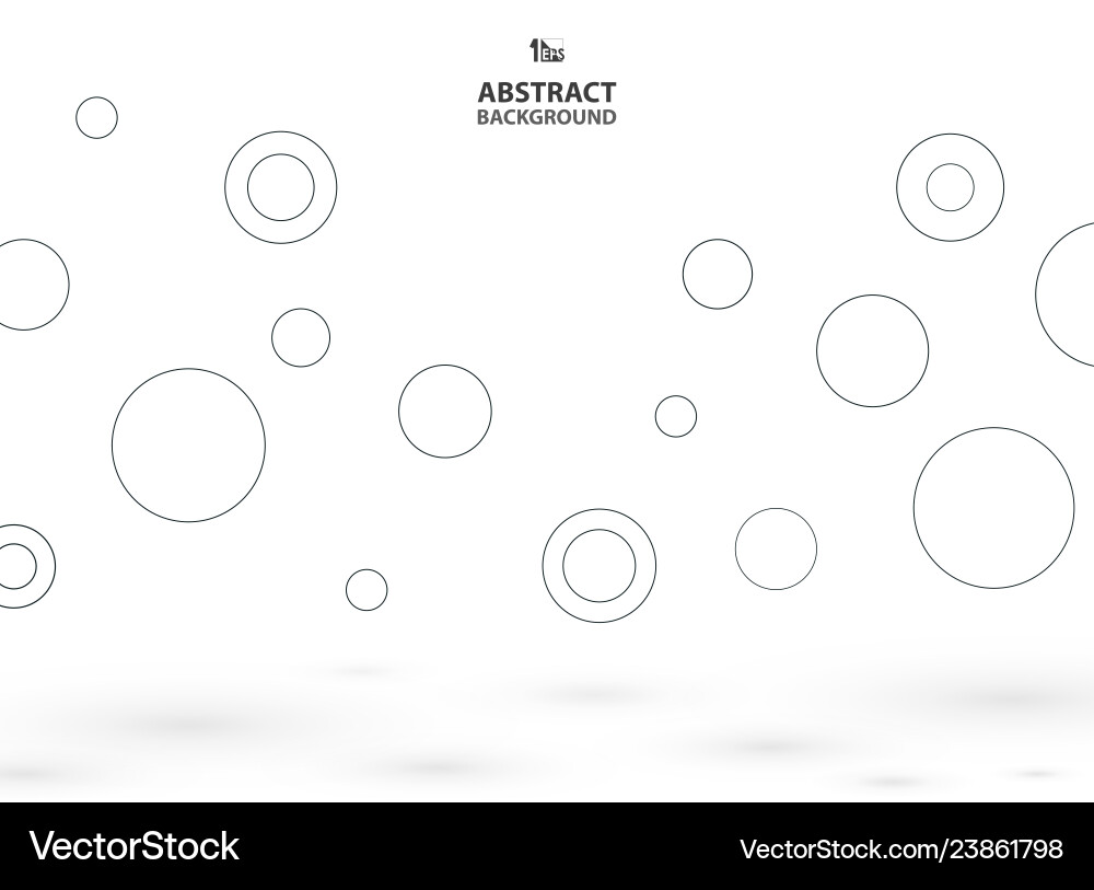 Abstract simple circles bounce background Abstract simple circles bounce background vector image
