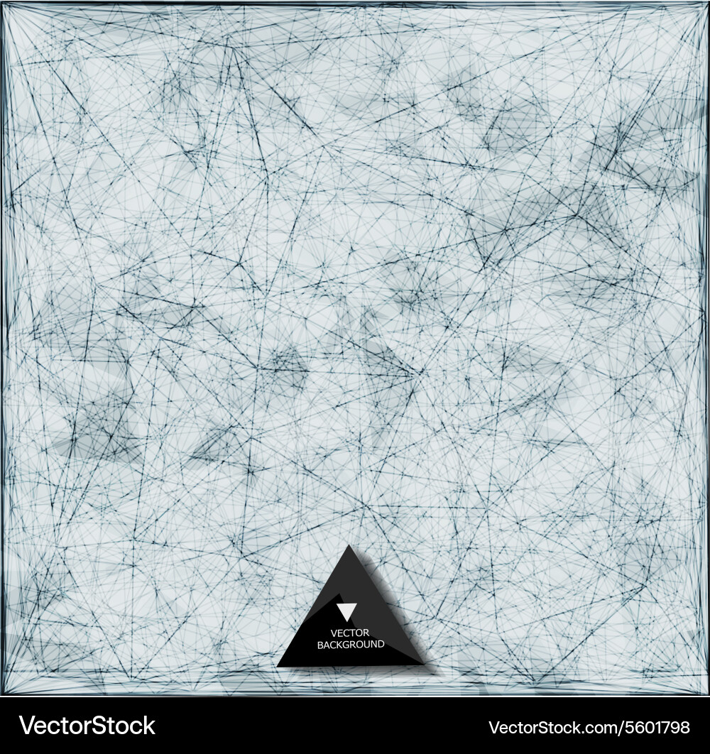 Abstract web background triangles vector image