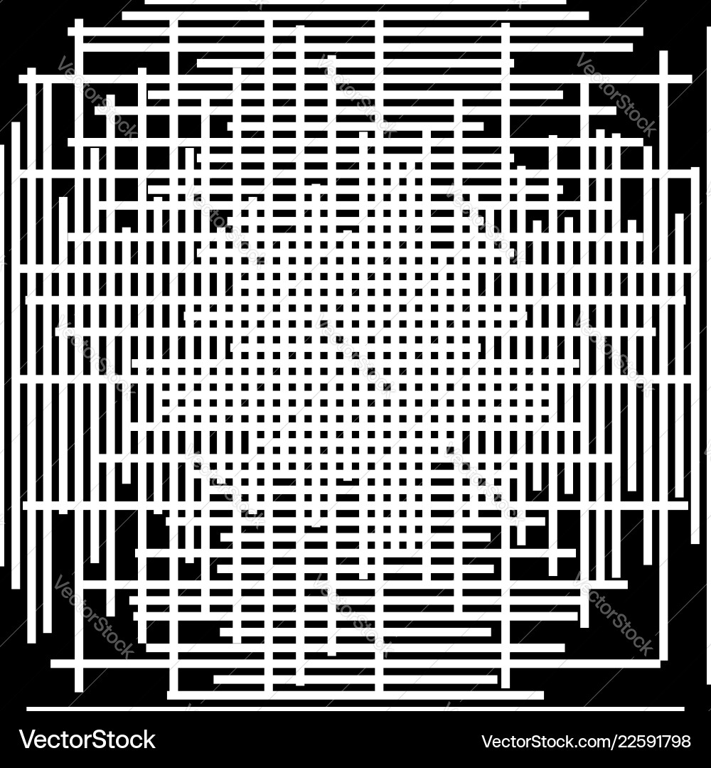 Asymmetric grid mesh pattern irregular monochrome Asymmetric grid mesh pattern irregular monochrome vector image