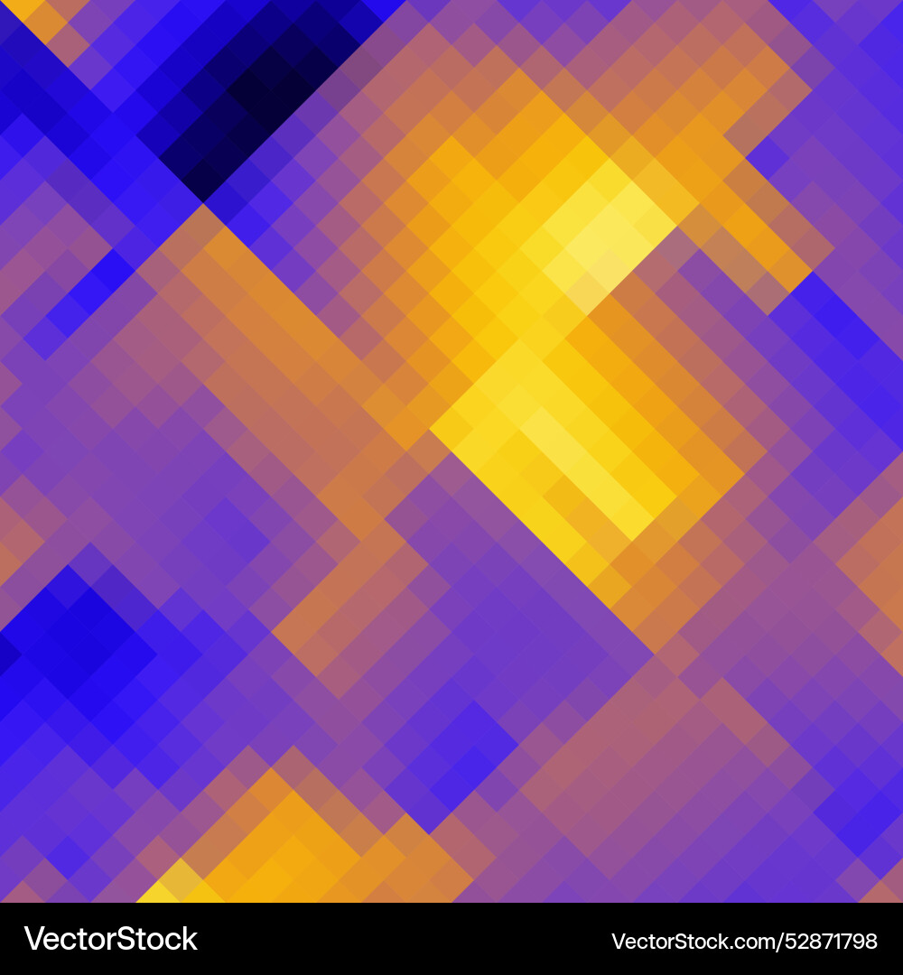 Pixel color block abstract Vector Image