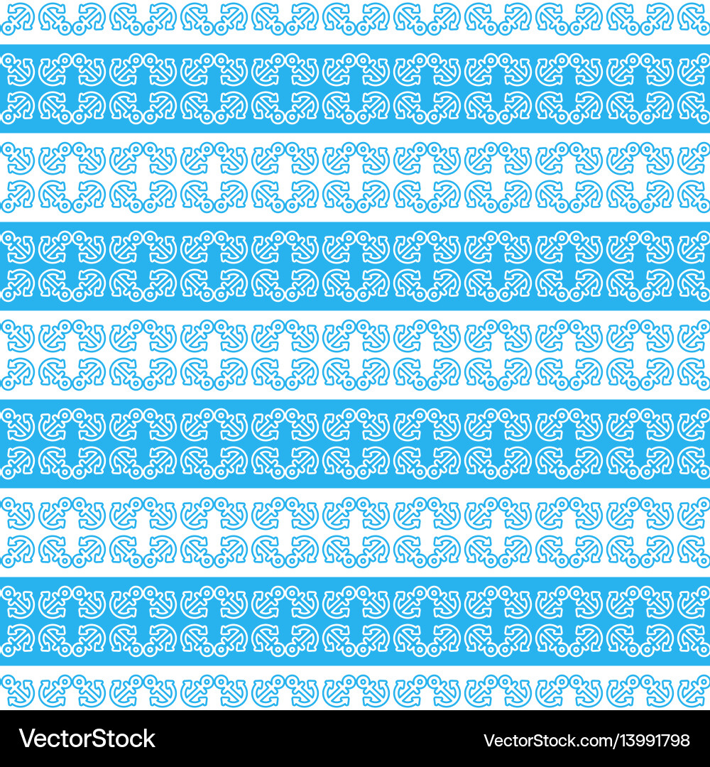 Seamless pattern with anchors ongoing backgrounds Seamless pattern with anchors ongoing backgrounds vector image
