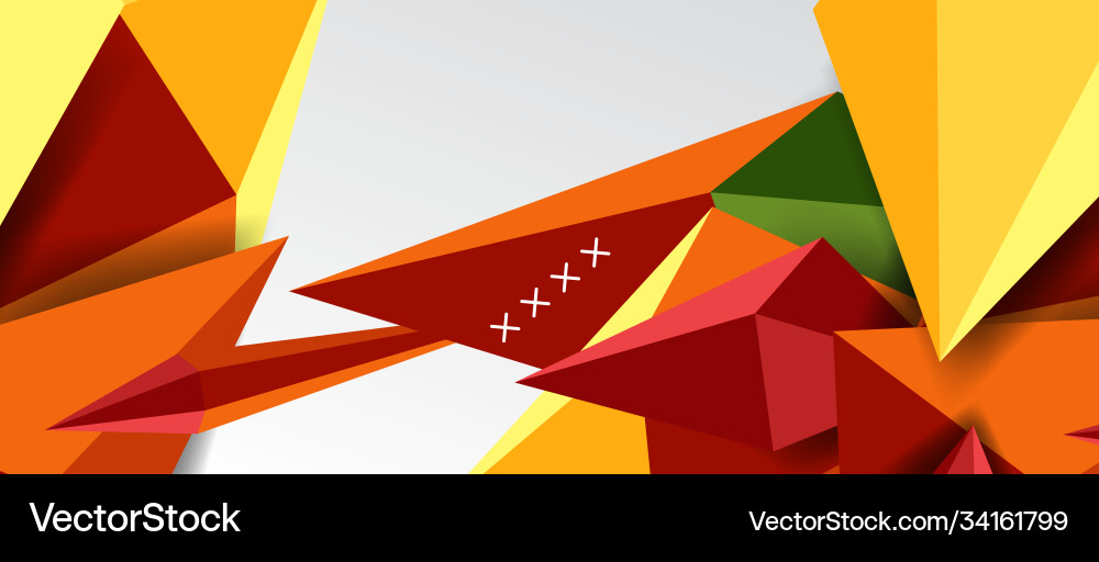 3d low poly abstract shape background 3d low poly abstract shape background Vector Image