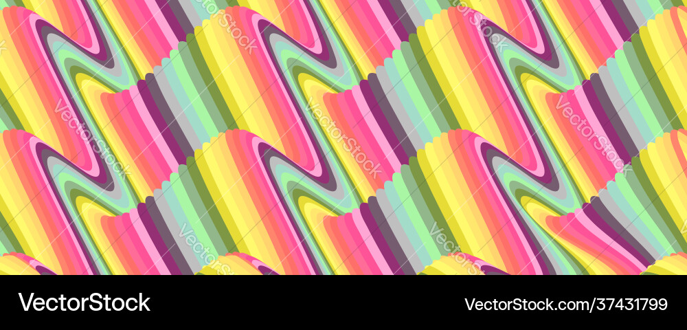 Abstract pattern with wavy lines psychedelic Abstract pattern with wavy lines psychedelic vector image