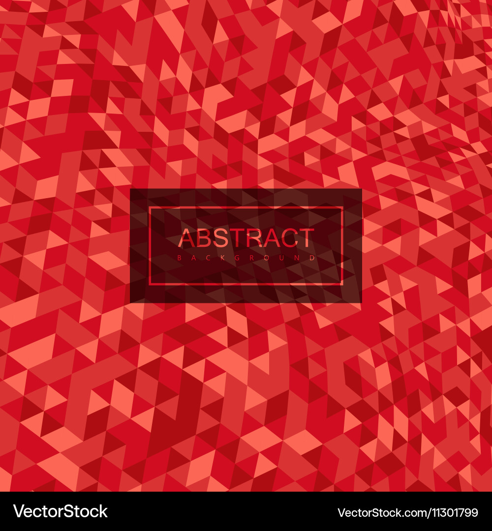 Abstract polygonal distorted background Vector Image