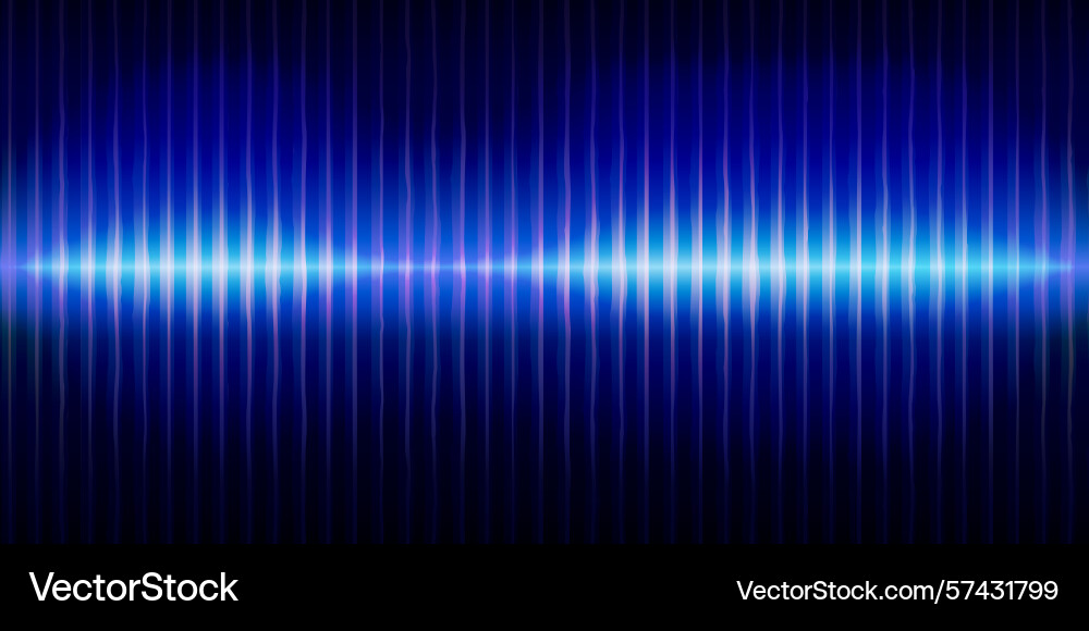 Audio waveform on dark background abstract Audio waveform on dark background abstract Vector Image