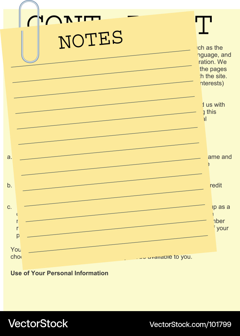 Notepad vector image