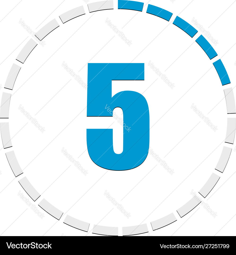 Progress completion step indicator segmented Progress completion step indicator segmented vector image
