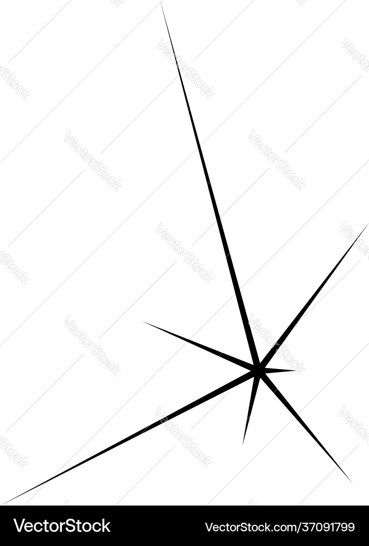 Radial radiating lines stripes abstract element Vector Image