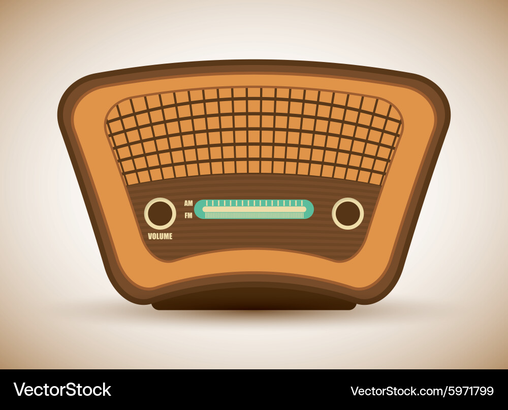 Retro objects vintage design vector image