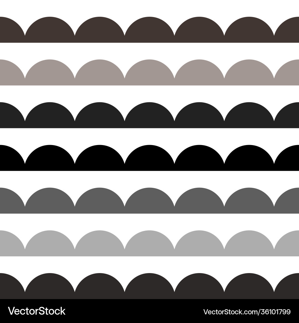 Simple scallop shape repeat pattern design Simple scallop shape repeat pattern design vector image