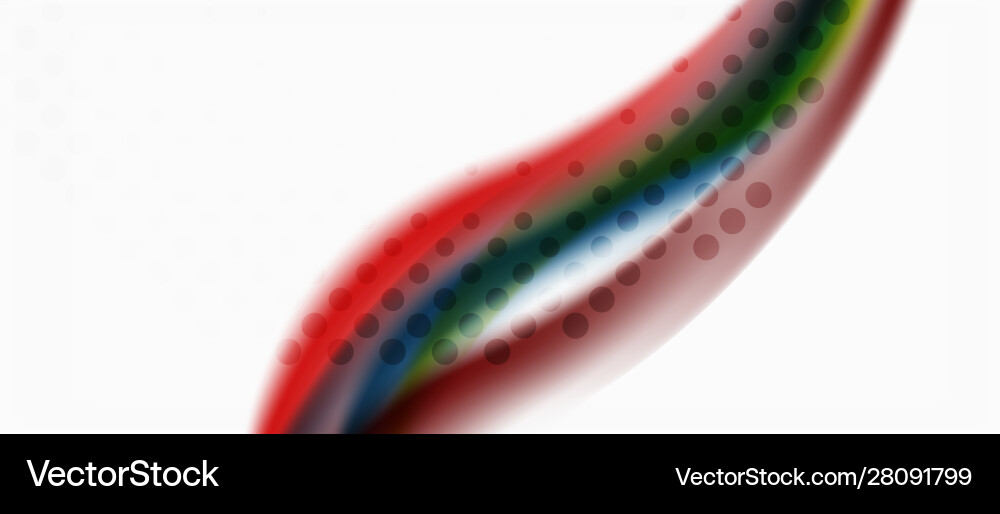 Trendy abstract wave blur pattern multicolored Trendy abstract wave blur pattern multicolored Vector Image