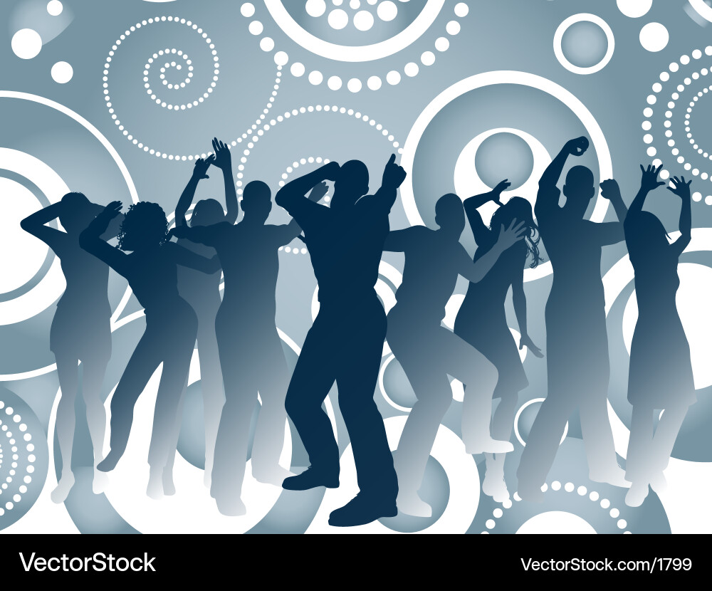 Vintage Party Vibes Vector Image