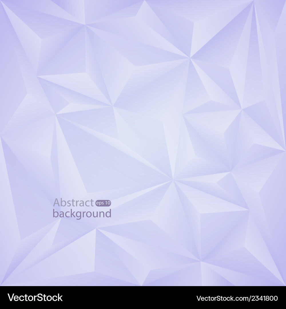 3D Triangle Abstract Background vector image