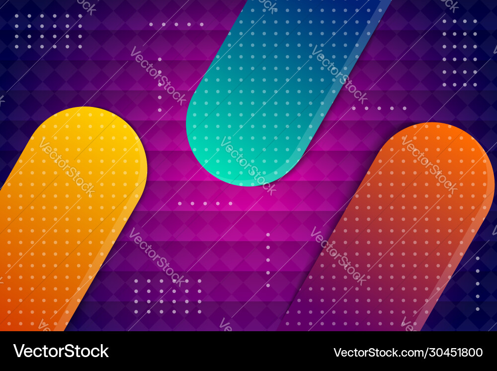 Abstract geometric background with curve element Vector Image