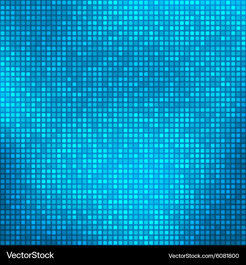 Blue abstract background with tiny squares Vector Image