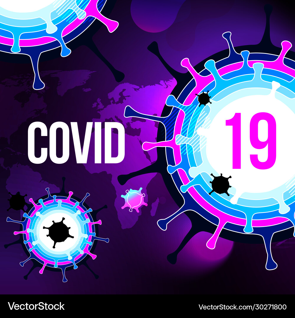 Coronavirus covid19-19 sars-cov-2 social media Coronavirus covid19-19 sars-cov-2 social media vector image