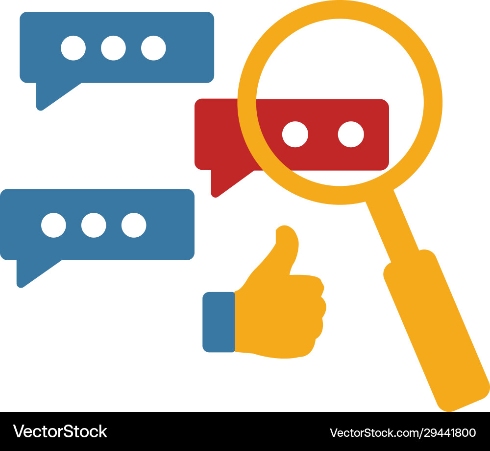 Monitoring feedback icon simple element from Monitoring feedback icon simple element from vector image