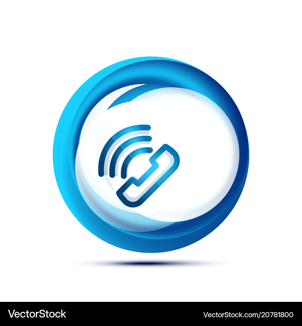Old fashioned phone button call center support Old fashioned phone button call center support Vector Image