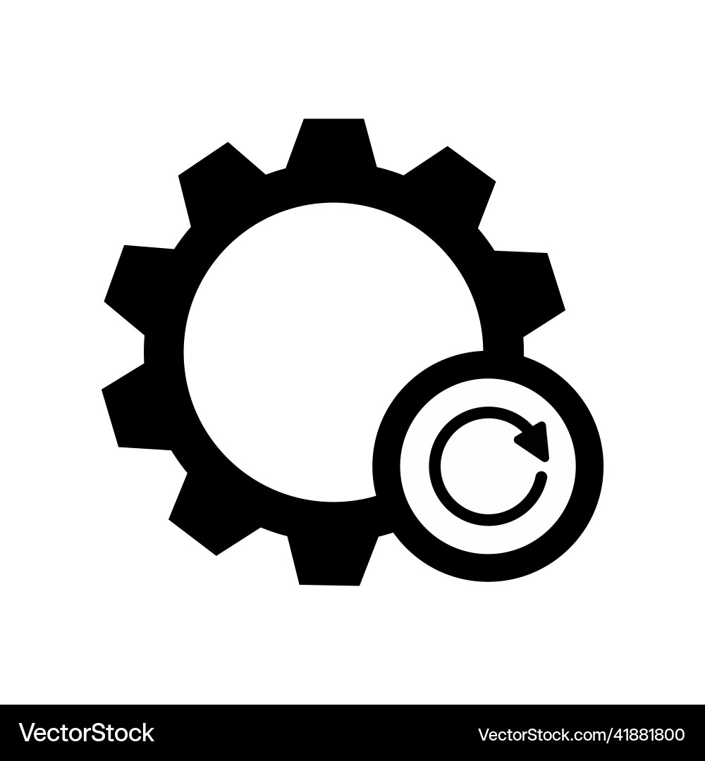 Update system icon concept of upgrade Update system icon concept of upgrade vector image
