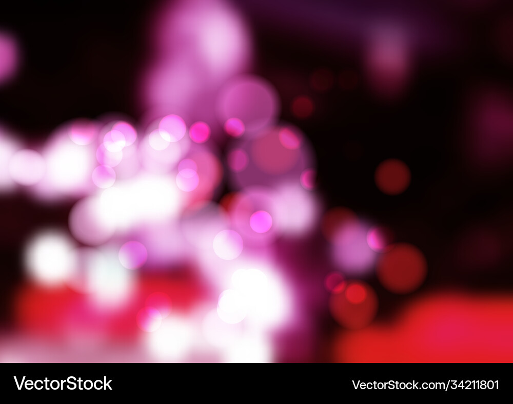 Abstract bokeh lights design vector image