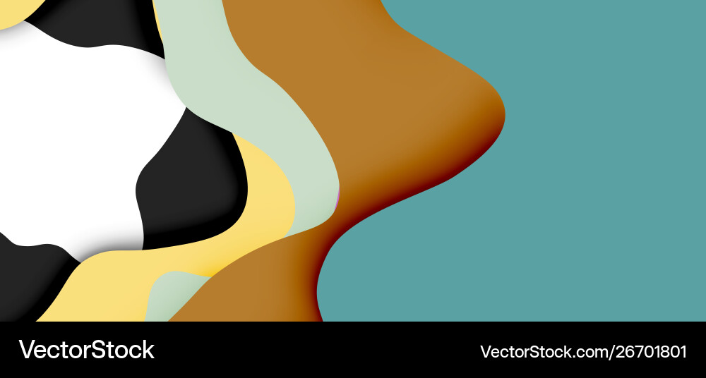 Abstract cut out waves for web design Abstract cut out waves for web design vector image