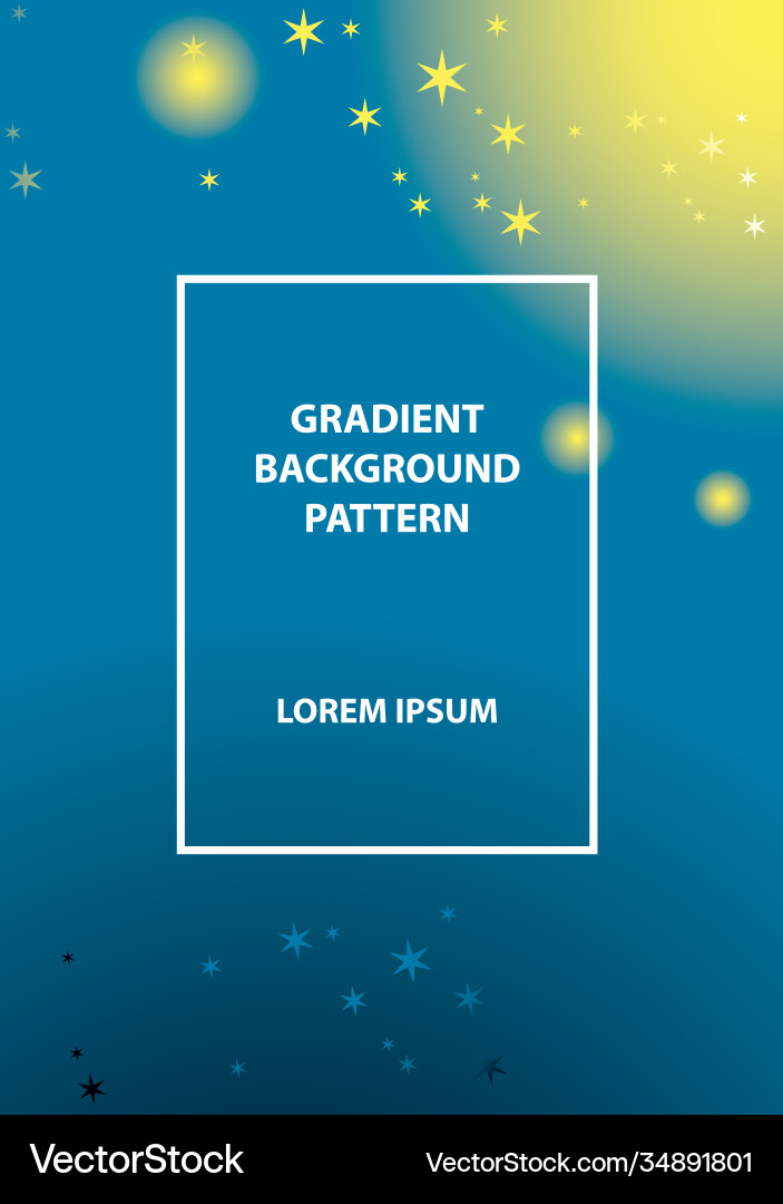 Gradient background modern with colorful style vector image