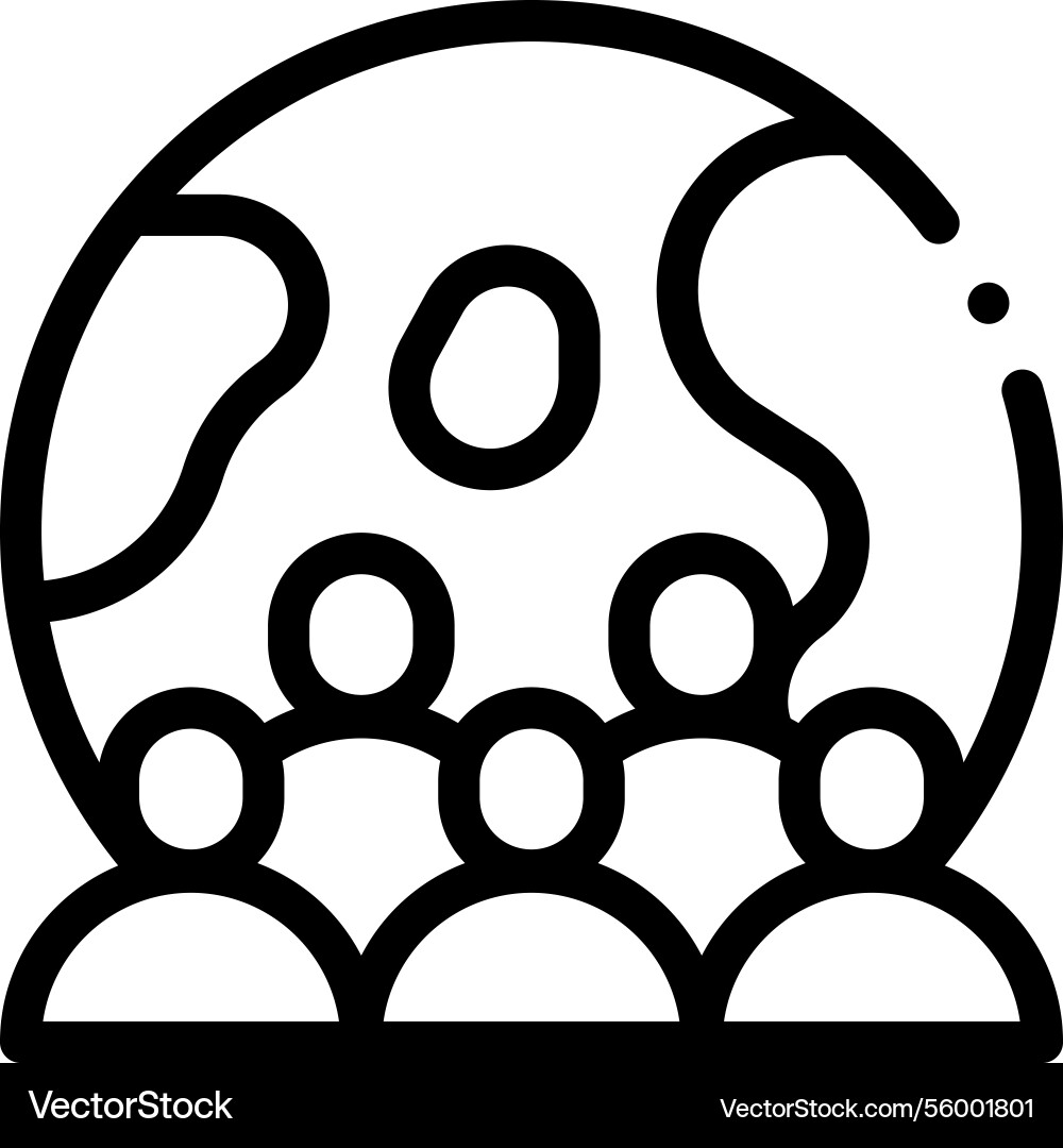 Overtime icon thin linear style design isolated Overtime icon thin linear style design isolated vector image