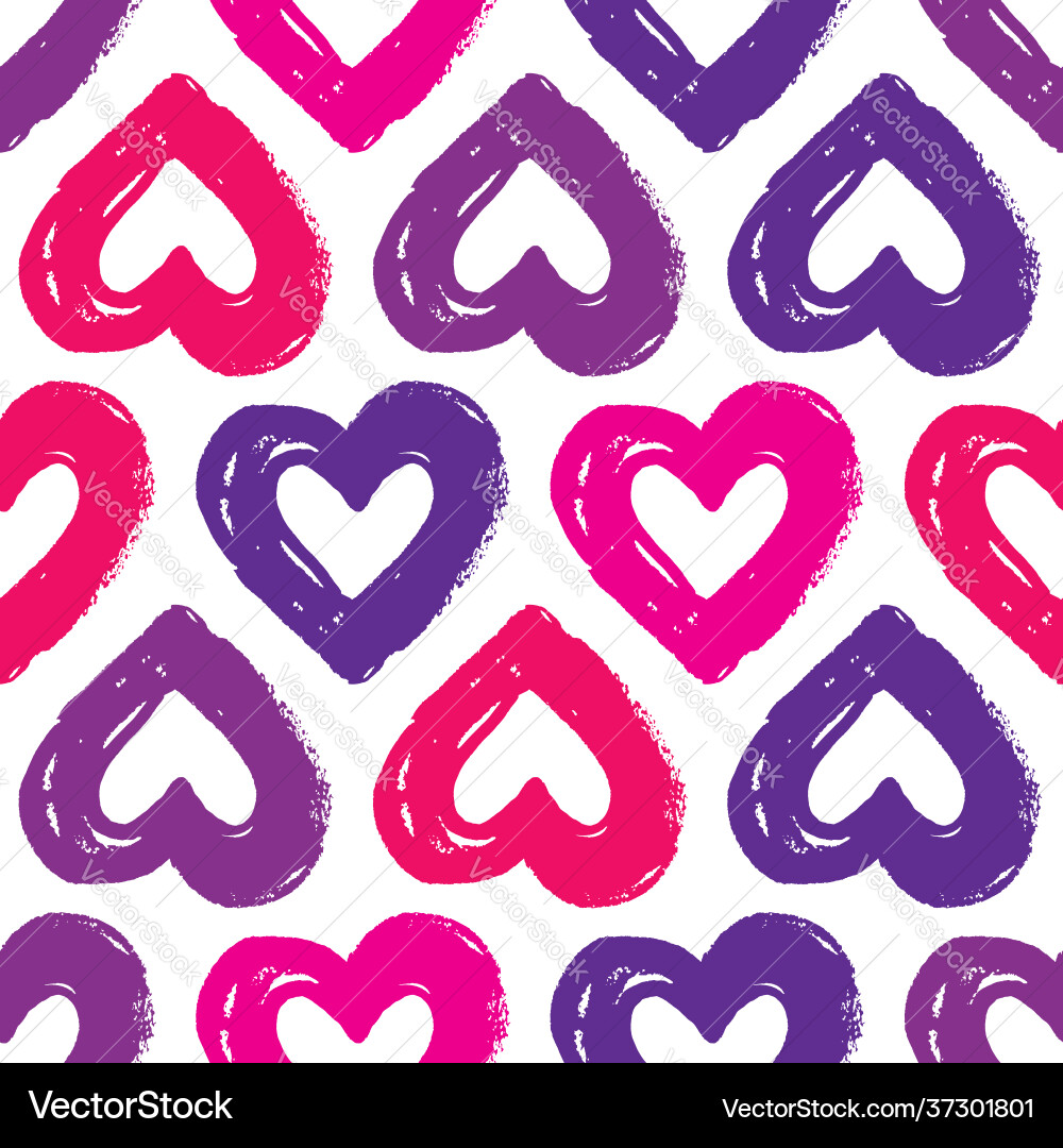Seamless pattern with hearts abstract background Seamless pattern with hearts abstract background Vector Image