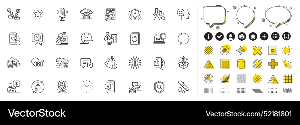 Set of inspect bitcoin project and business Set of inspect bitcoin project and business vector image
