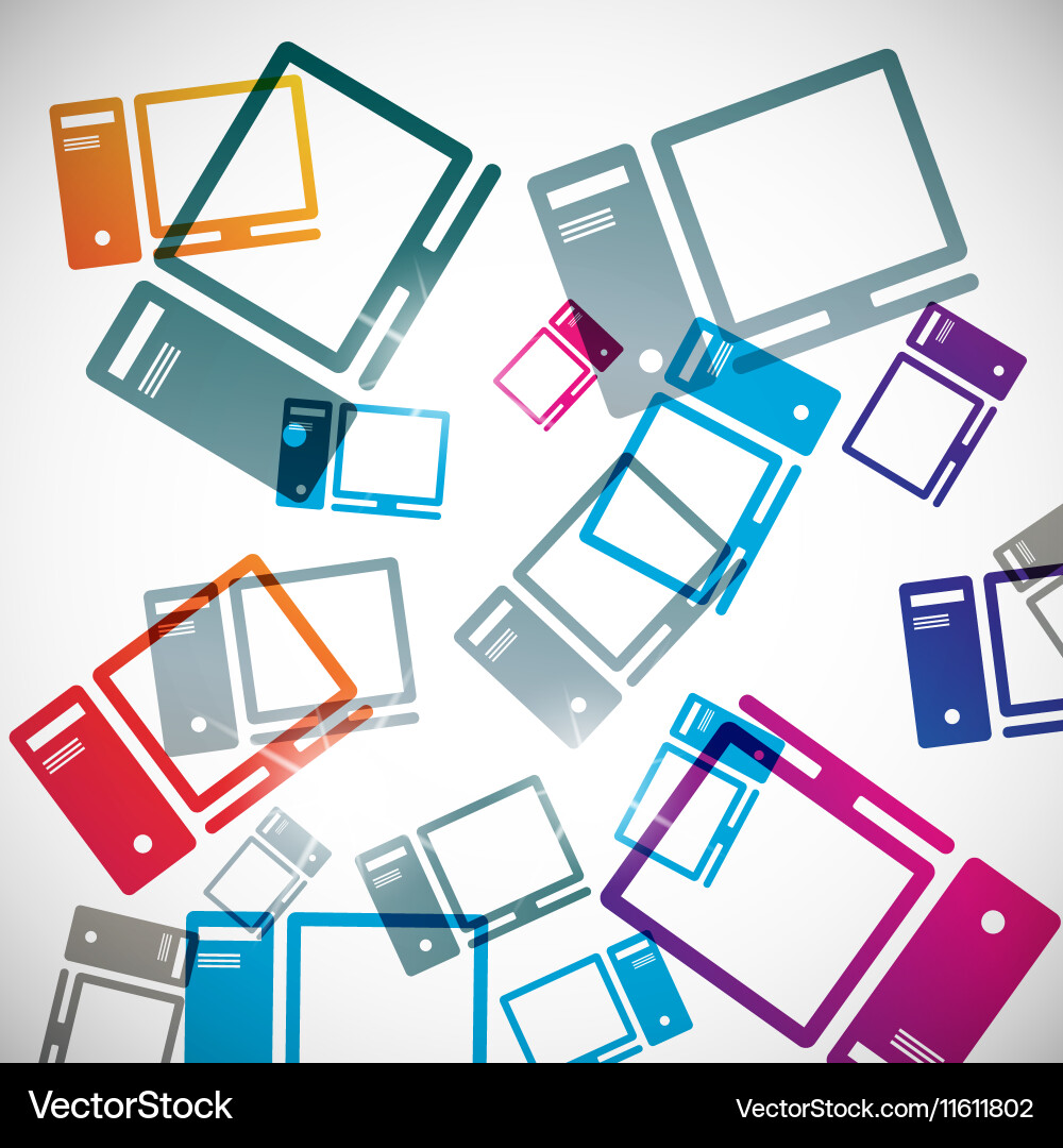 Abstract background computer vector image