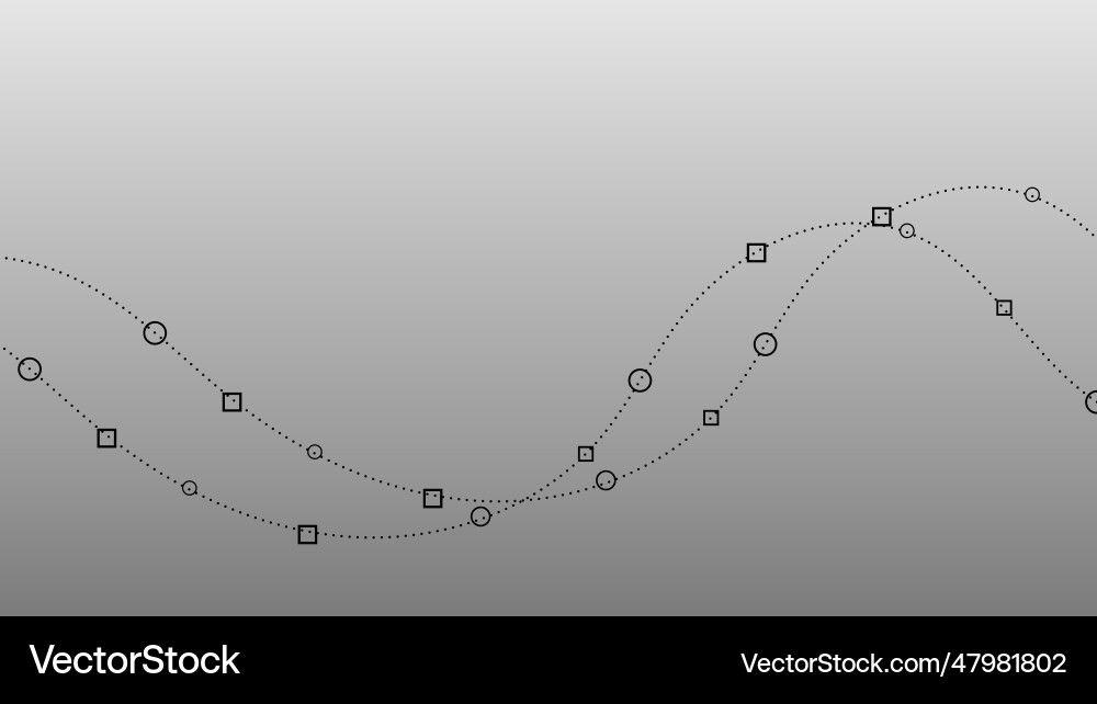 Abstract minimal shape composition on background Vector Image