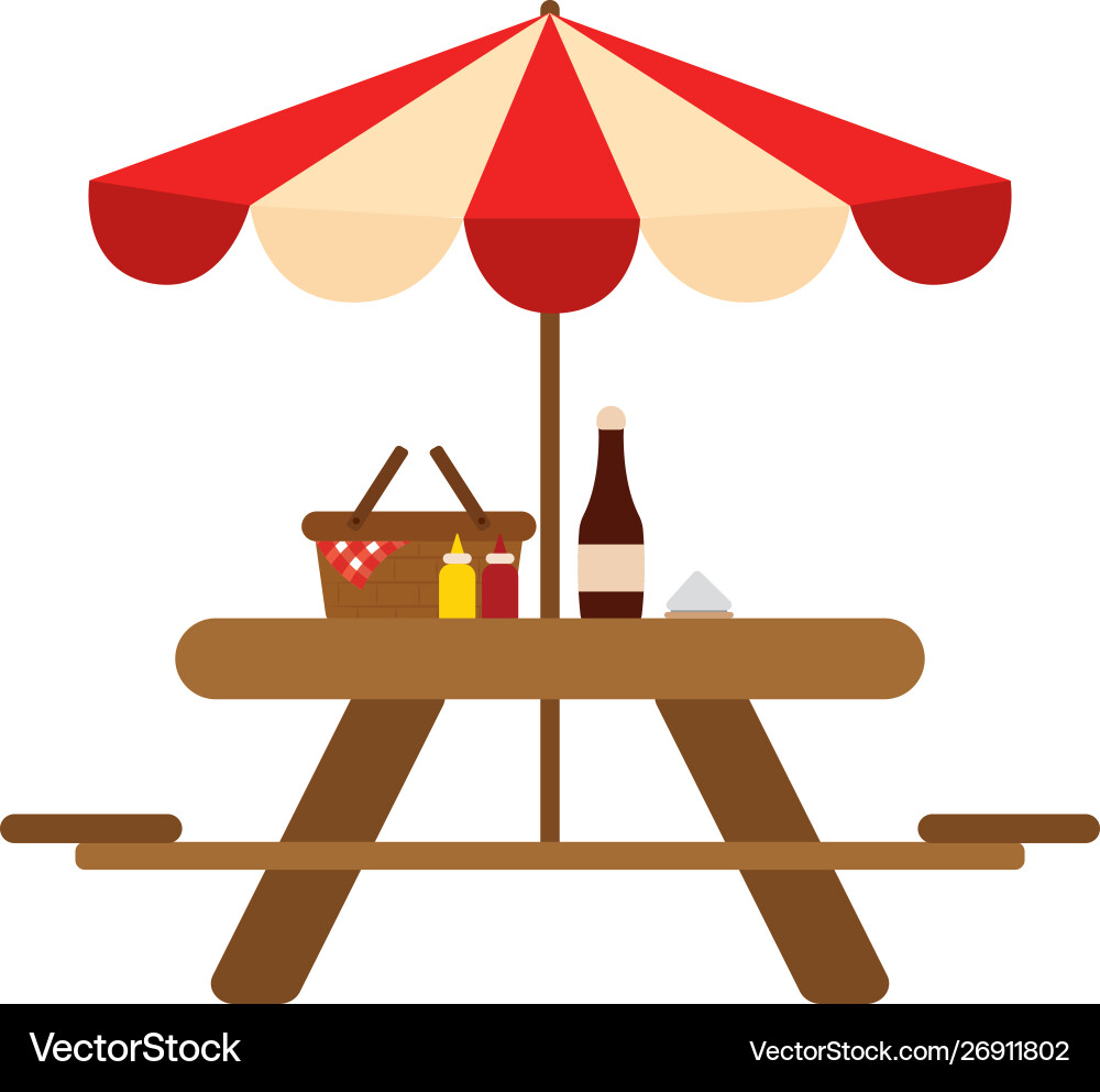 Abstract picnic object Vector Image