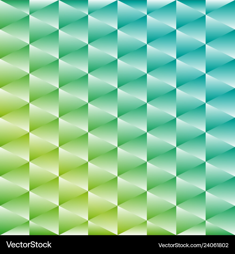 Colorful Gradient Triangle Pattern vector image