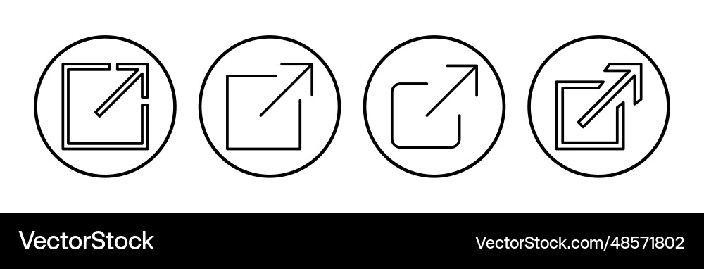 External link icon hyperlink chain symbol External link icon hyperlink chain symbol Vector Image