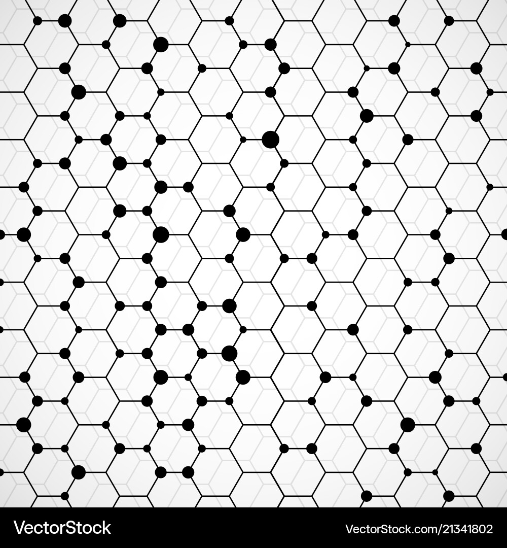 Honeycomb Pattern Background vector image
