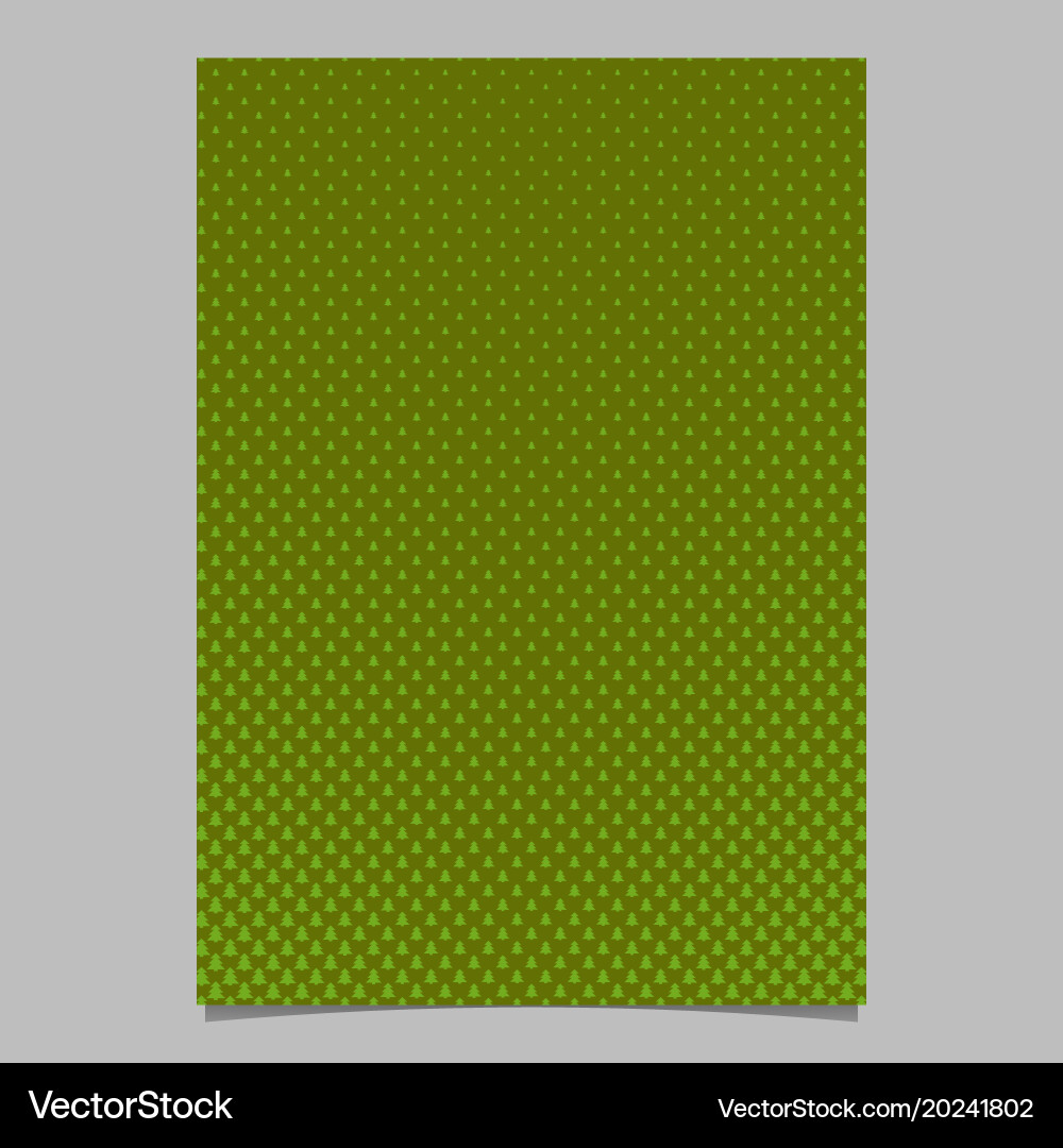 Pine tree pattern page background design Vector Image