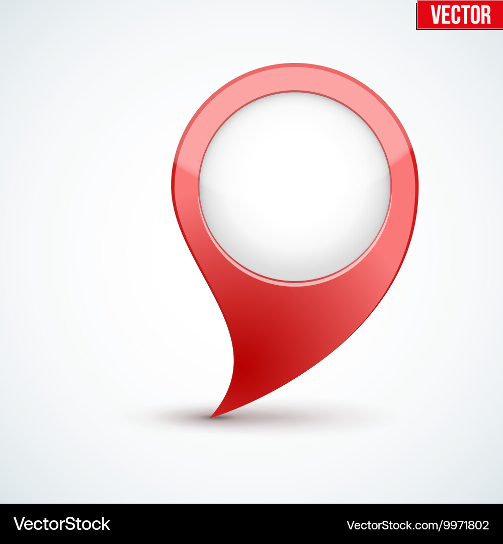 Pointer target for map vector image