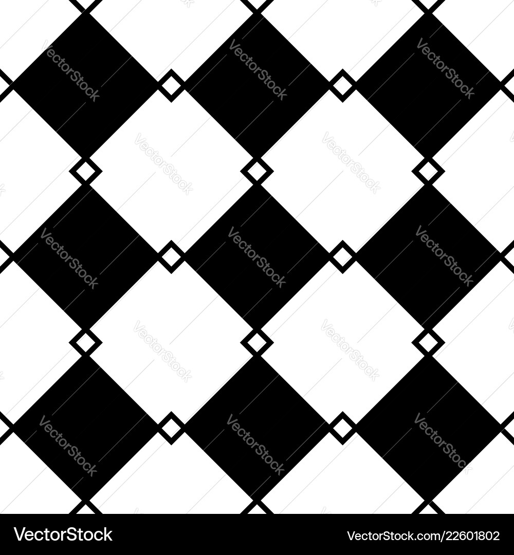 Square pattern seamlessly repeatable monochrome Square pattern seamlessly repeatable monochrome vector image