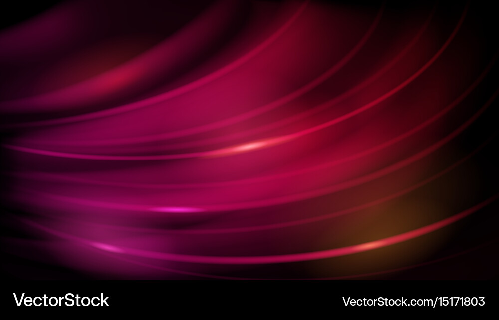 Abstract background of curved lines vector image