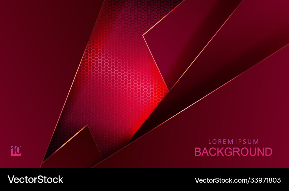 Abstract mesh design with a gradient red hue vector image