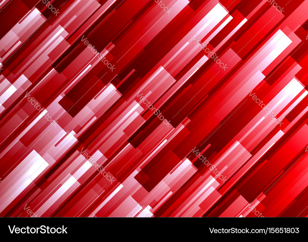Abstract red geometric square overlap background Vector Image