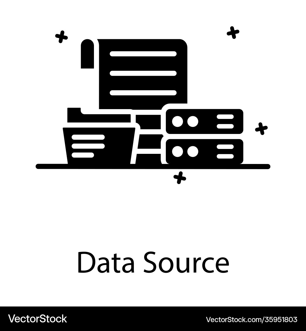 Data source vector image