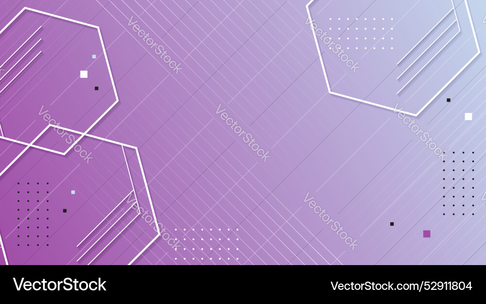 Abstract 3d geometric hexagonal background vector image