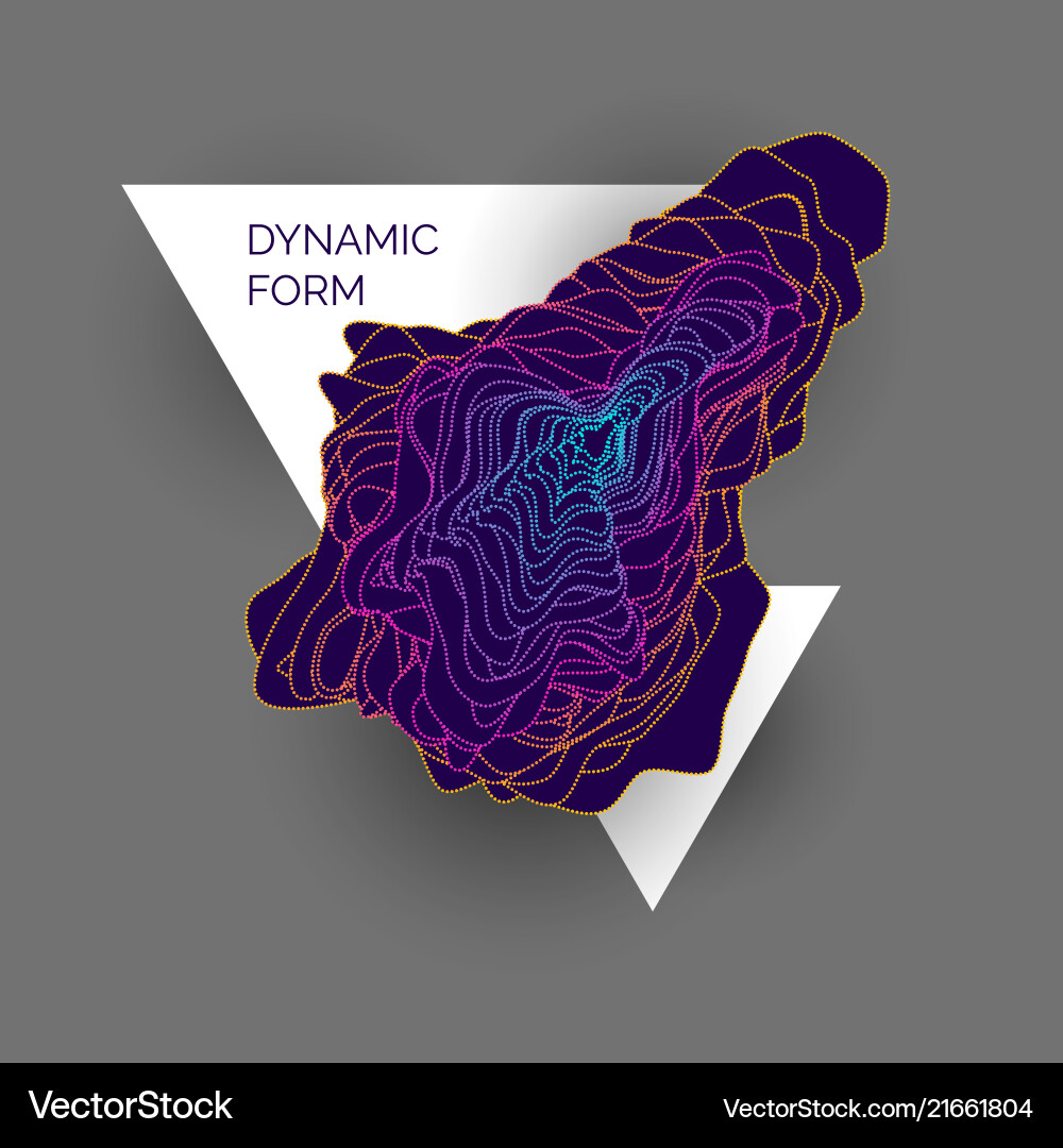 Abstract poster geometric objects lines Abstract poster geometric objects lines vector image